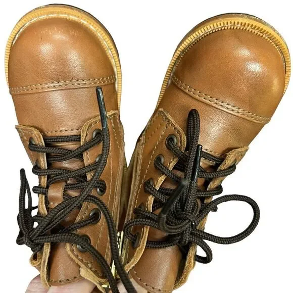 Mikoleon Heirloom Classic Boots Brown [Children Leather Boots] size 20 - Picture 9 of 11